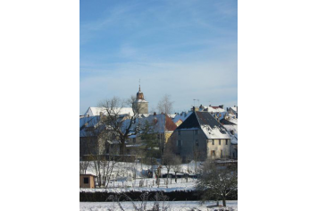 village en hiver Mme MOREL-BAILLY Hélène